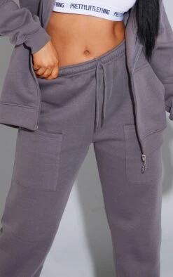 Prettylittlething Charcoal Thigh Pocket Casual Sweatpants Charcoal -Prettylittlething 02b21c6daff5bd4f606a61b5816887191cc33ad7 cnb2286 4