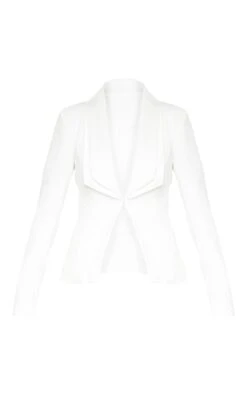 Prettylittlething Avani Cream Suit Jacket Cream -Prettylittlething 0455da31245b77d8019cf60c8ce47b22b7a13973 clq7702 3