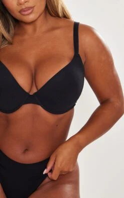 Prettylittlething Black Soft Touch Cotton Full Coverage Dd+ Cup Size Bra Black -Prettylittlething 0551dd7fbad374cea47179a044b1402bee401346 cng2771 4