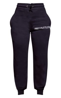 PRETTYLITTLETHING Navy Logo High Waisted Cuffed Sweatpant Navy -Prettylittlething 075cc8c209ebfd25e75de66407cf79219c8c85d2 cnc2400 5