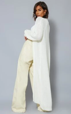 Prettylittlething Cream Maxi Knit Cardigan Cream -Prettylittlething 0c32e850237f1a6334fb479818545851a2d2a238 cmu0214 2