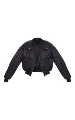 Prettylittlething Black Oversized Bomber Jacket Black -Prettylittlething 1019a79daa38fafae9b0f29edc96a05b89285f40 clx4339 5