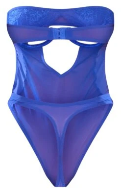 Prettylittlething Cobalt Cut Out Detail Mesh Strapless Bodysuit Cobalt -Prettylittlething 1201ee77f76570daf03af004bd5d1163bc25fb83 cng4711 6