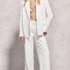 Prettylittlething White Oversized Tailored Blazer White