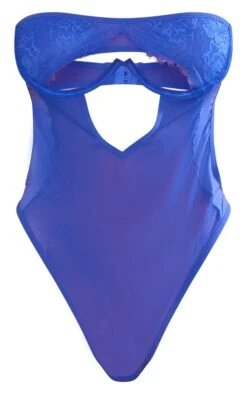 Prettylittlething Cobalt Cut Out Detail Mesh Strapless Bodysuit Cobalt -Prettylittlething 13cfae5e1c29e6df7c6ed8c510db29c261eceae3 cng4711 5
