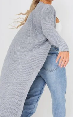 Prettylittlething Light Grey Maxi Knitted Cardigan Light Grey -Prettylittlething 162a95fa6b1dd99c3611848d7e544b876850a710 cmf5592 4