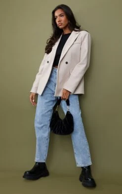 Prettylittlething Stone Wool Blend Double Breasted Blazer Stone -Prettylittlething 16f52ceb2dbd31d4a4ce4a5b35732e6e844d176b cnc0169 3