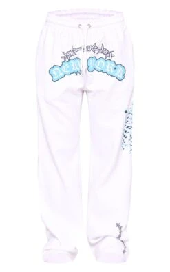 Prettylittlething White Graphic Oversized New York Cuffed Sweatpants White -Prettylittlething 19df52c9f35dc9ed13b446407af4ea2fd91bc429 cng8077 5