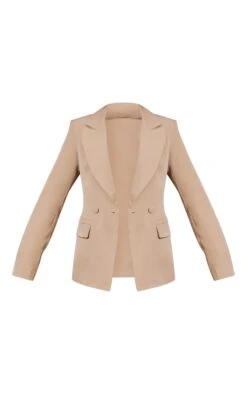 Prettylittlething Taupe Woven Pocket Detail Double Breasted Blazer Taupe -Prettylittlething 1ab76129333c5d66844b6cd043f9701163c058d4 cna6995 5