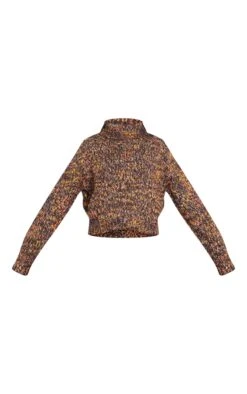 Prettylittlething Multi Bobble Boucle Knit Roll Neck Sweater Multi -Prettylittlething 1dd681a0e29a8b8d388b6f82bc91b4520f296934 cnf9222 5