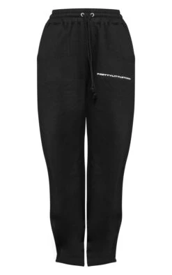 PRETTYLITTLETHING Black Logo Straight Leg Sweatpants Black -Prettylittlething 1f8d612813bfe6f0ddcfbf08c9de2acbb99eff9c cng5259 5