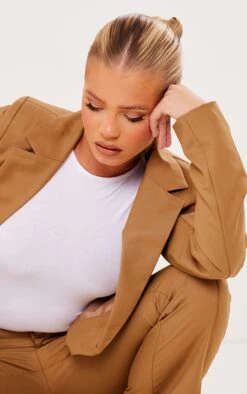 Prettylittlething Deep Stone Tailored Woven Fitted Blazer Deep Stone -Prettylittlething 2100c2a1afe7960c2b0c7cce1667101277cd1b3d cnh4821 4