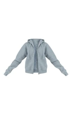 Prettylittlething Ash Grey Oversized Hooded Zip Up Sweat Ash Grey -Prettylittlething 24dab163a9b16b2293afa379551c33910c927271 cng0423 5