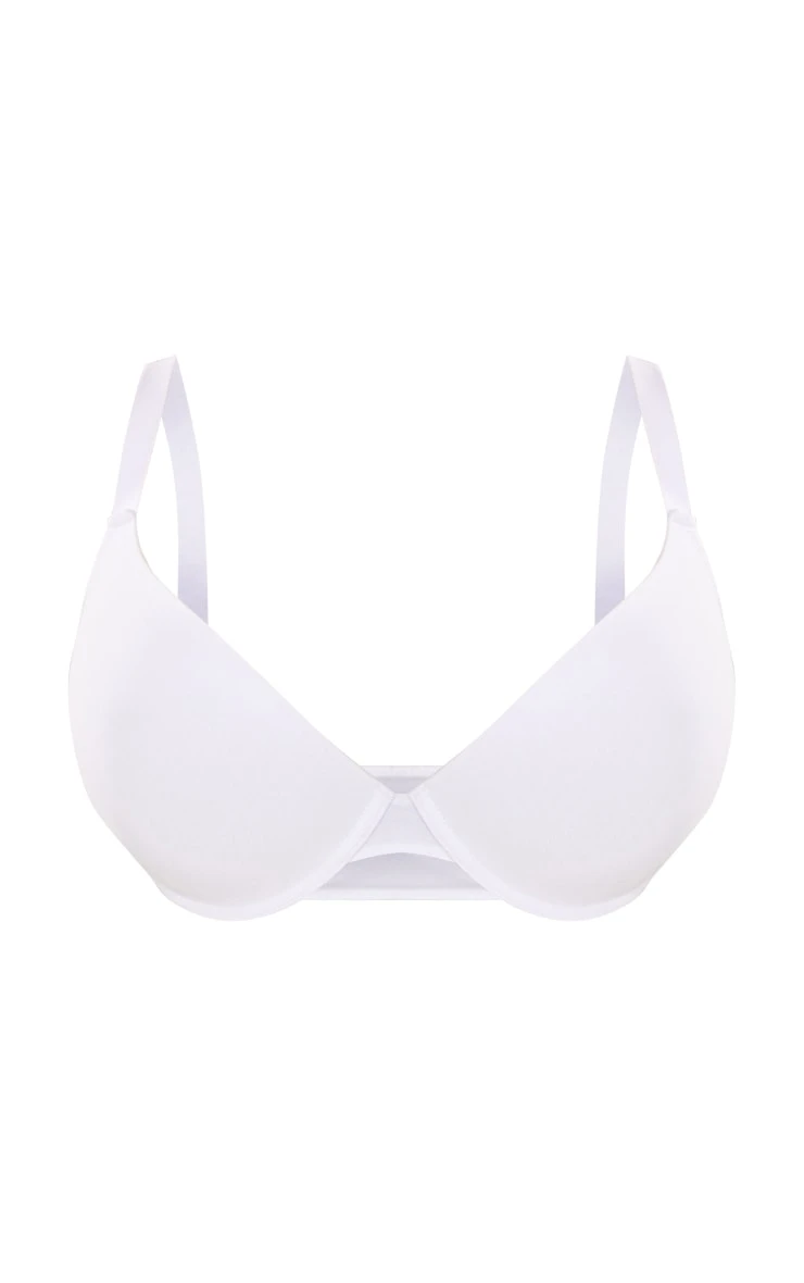 Prettylittlething White Soft Touch Cotton Full Coverage Dd+ Cup Size Bra White 5 Prettylittlething White Soft Touch Cotton Full Coverage Dd+ Cup Size Bra White - Image 5