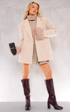 Prettylittlething Oatmeal Boucle Tailored Blazer Oatmeal -Prettylittlething 25917355de2c2379e52b1b4db35c3d33b6fe0226 cnh0277 3