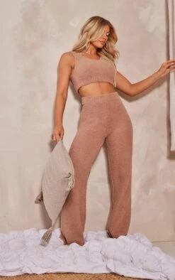 Prettylittlething Brown Teddy Knit Bralet Brown -Prettylittlething 2610e6ab6258fc7d875e948ca860ba5f6be9cf2d cne7538 3