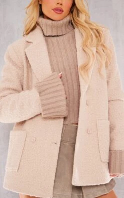Prettylittlething Oatmeal Boucle Tailored Blazer Oatmeal -Prettylittlething 2a049ef1b7ff55b45c64f94caec64c06f8be52ad cnh0277 4