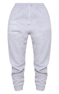 PRETTYLITTLETHING Ash Grey Logo Graphic Print Sweatpant Ash Grey -Prettylittlething 2acf3f75e332941129e55a3e99a3ac7477861e91 cnc8424 5