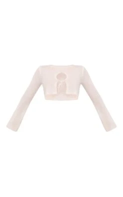 Prettylittlething White Candyfloss Knit Keyhole Cut Out Sweater White -Prettylittlething 2b225987734f84bbb9f3dd4696336b5eba6d1464 cne7503 5