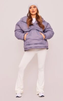 Prettylittlething Grey Statement Pocket Pull Over Puffer Coat Grey -Prettylittlething 2b7f459981a05fdc926781d5662746c75a0648a1 cnf4915 3