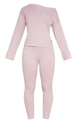 Prettylittlething Rose Bardot Sweater And Legging Lounge Set Rose -Prettylittlething 2d751ec682309e5b8fcd4de7f89af47cd9e3291a cmf7362 5