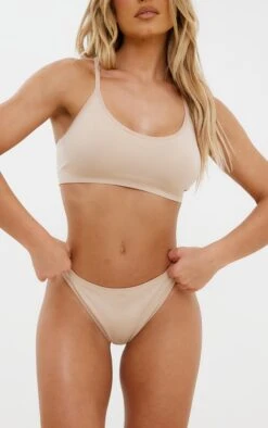 Prettylittlething Nude Seamless Smoothing Thong Nude