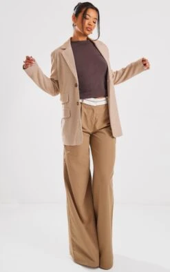 Prettylittlething Latte Herringbone Detail Tailored Blazer Latte -Prettylittlething 2ef0da6044762594393663f0d9ddef2a2785936f cng6098 3