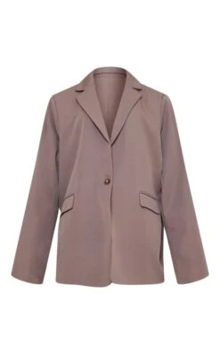 Prettylittlething Taupe Oversized Drop Shoulder Dad Blazer Taupe -Prettylittlething 33cd715eab1fa4903a4ddc47759fd5ebe9b79fed cna7109 5