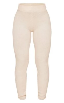 Prettylittlething Oatmeal Luxe Knit Leggings Oatmeal -Prettylittlething 35e4254a87f14579f31ea79186e82e7d9eff4262 cne7534 5