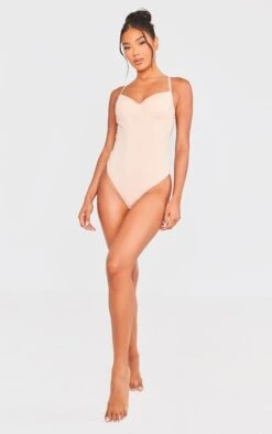 Prettylittlething Nude Sculpted Strappy Bodysuit Nude -Prettylittlething 360da0d663ca180bcab302edb2cd8fed7f4174b6 cnh2796 3