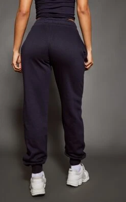 PRETTYLITTLETHING Navy Logo High Waisted Cuffed Sweatpant Navy -Prettylittlething 398e5883e4b5ce090d9722b0fa896a9cb4c4a6ff cnc2400 3