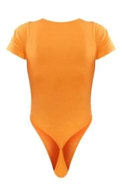PRETTYLITTLETHING Bright Orange Logo Short Sleeve Bodysuit Bright Orange -Prettylittlething 3af5a5a9339acdfadca74df27a745fdda4ebb2e6 cnf2773 6