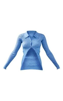 Prettylittlething Petrol Blue Spacedye Button Front Cardigan Petrol Blue -Prettylittlething 3bbe4eeb6208dc9bd9217780e8a4475518b97696 cne7548 5