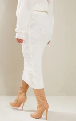 Prettylittlething Cream Fitted Knit Midi Skirt Cream -Prettylittlething 3ed9182e343f887656554eec6e3e0bed96c0e438 cna5379 3