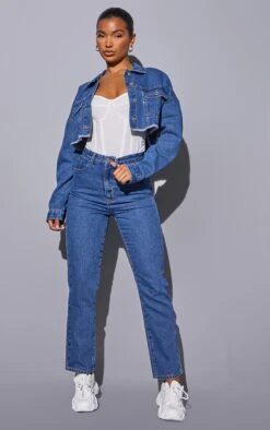 Prettylittlething Mid Blue Wash Basic Raw Edge Denim Jacket Mid Blue Wash 7 Prettylittlething Mid Blue Wash Basic Raw Edge Denim Jacket Mid Blue Wash -Prettylittlething 4230f5fd6f7bf63df4129351e6353809898c1f60 cms6256 3