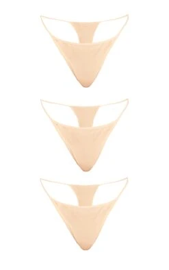 Prettylittlething Nude Soft Touch Cotton Thong 3 Pack Nude -Prettylittlething 43521c3a9d5dd885b7928116e18e2b4e8fe5c3f5 CNG8668 5