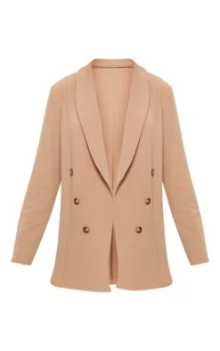 Prettylittlething Camel Oversized Front Button Detail Blazer Camel -Prettylittlething 439ed924bc33a6743117aeedcb34d201f6b2000d cmd2370 3