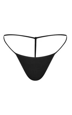 Prettylittlething Black Seamless Rib Tanga Thong Black -Prettylittlething 457e6a284871f541dc7183aa5fcb22d8ac5fb647 cna3358 5