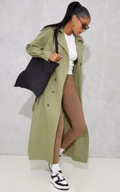 Prettylittlething Khaki Panel Detail Belted Trench Coat Khaki 7 Prettylittlething Khaki Panel Detail Belted Trench Coat Khaki -Prettylittlething 49d7ff65178972442eaa93b1451ea721a5b63288 cmw1631 3