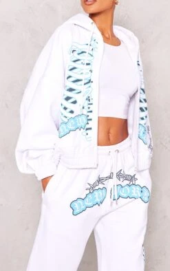 Prettylittlething White Graphic Oversized New York Cuffed Sweatpants White -Prettylittlething 4a83c921edfc81b681625a6c974572221d332be7 cng8077 4