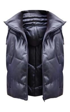 Prettylittlething Black Faux Leather Hooded Curve Panel Vest Black -Prettylittlething 4adf5442f236fcf91d7db3a73e3194da82722068 cms6007 5