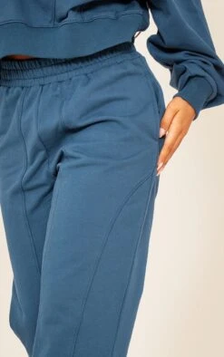 Prettylittlething Petrol Premium Panelled Straight Leg Sweatpants Petrol -Prettylittlething 501c8ead8232d66e52d8e3c665c8366c36c3f07a cng5238 4
