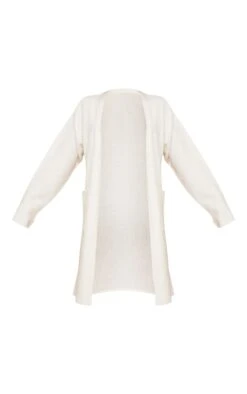 Prettylittlething Oatmeal Marl Knit Midi Relaxed Cardigan Oatmeal -Prettylittlething 51e82bdc4825254a048ec41ecd0b0af0cc2e6900 cne6326 5