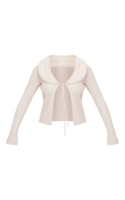 Prettylittlething Cream Faux Fur Collar Rib Knit Cardigan Cream -Prettylittlething 527c1eefe62d730fca1bd7c4e6b8714c5fdf5446 cnf0432 5