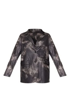 Prettylittlething Black Washed PU Pocket Oversized Blazer Black -Prettylittlething 5939b2dec0f33284ea45f4fdb3e6edcebfa27050 cng7907 5