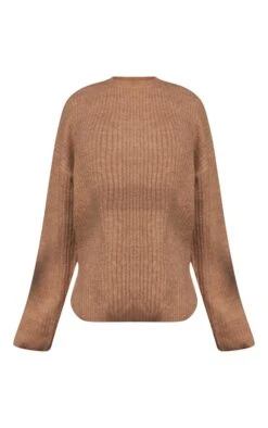 Prettylittlething Cappuccino Soft Rib Knit Sweater Cappuccino -Prettylittlething 597f354eb712ccf78bf5750259c3a6f183180e04 cnf4791 5