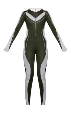 PRETTYLITTLETHING Khaki High Neck Knit Ski Base Layer Jumpsuit Khaki -Prettylittlething 5ca1f1e92495f0c56ddc60e2703dbfcb64d72112 cnf0357 5