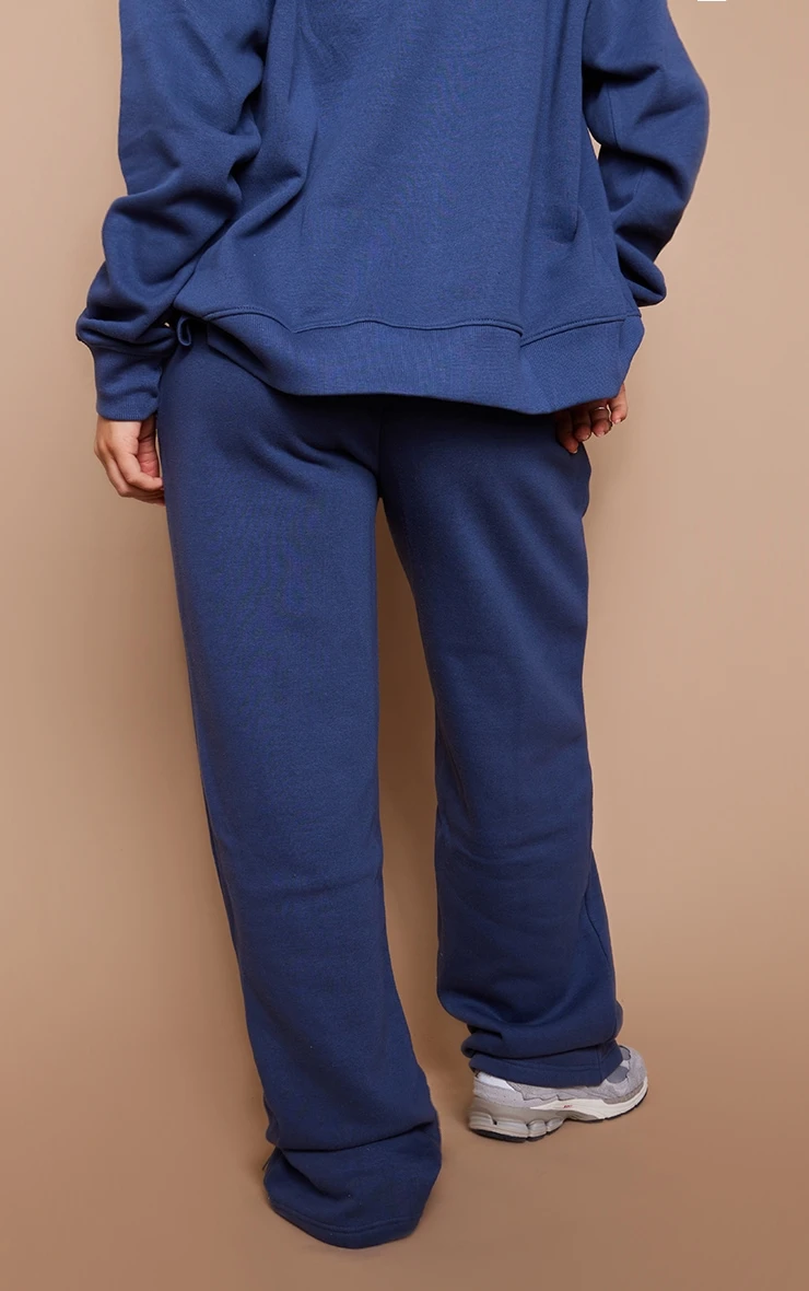 Prettylittlething Petrol Blue Seam Detail Straight Leg Sweatpants Petrol Blue 3 Prettylittlething Petrol Blue Seam Detail Straight Leg Sweatpants Petrol Blue - Image 3