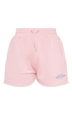 Prettylittlething Light Pink Active Lifestyle Embroidered Lightweight Sweat Shorts Light Pink -Prettylittlething 5dc0e1c7776f52af7a2441d29d684a6bc87f93e0 cne8596 6