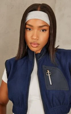 Prettylittlething Navy Fleece Contrast Pocket Cropped Vest Navy 8 Prettylittlething Navy Fleece Contrast Pocket Cropped Vest Navy -Prettylittlething 65a36ce445231c8425d57b187e5647a358b6ab23 cng0792 4